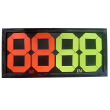 Portable Manual Substitution Scoreboard - 4 Digit